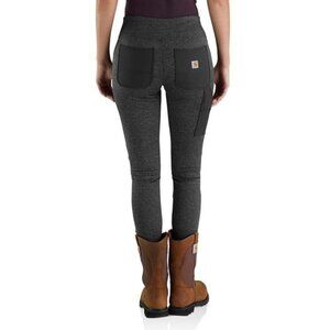 Carhartt Women's Fitted Force Dark Grey Leggings Pants Size Large